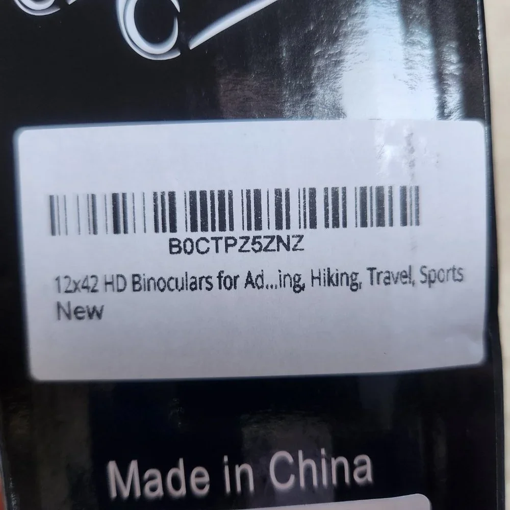 NEW 12x42 Binocular set with case, tripod, and phone adapter - Picture 4 of 4